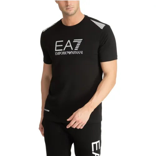 Natural Ventus 7 T-shirt , male, Sizes: S, L, 2XL, M, XL - Emporio Armani EA7 - Modalova