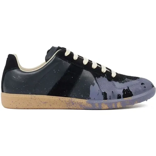 Paint Replica Sneakers , male, Sizes: 6 UK, 11 UK - Maison Margiela - Modalova