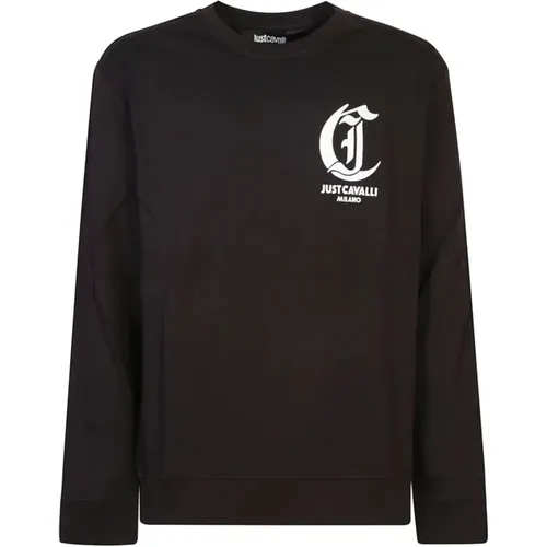 Sweatshirt for Men Aw24 , male, Sizes: L, S, XL, M - Just Cavalli - Modalova