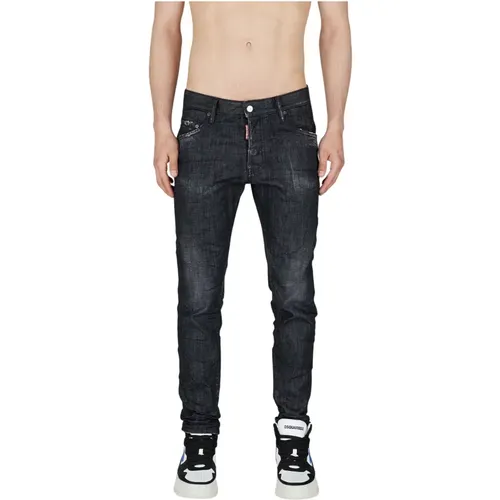 Stylish Slim-fit Jeans for Men , male, Sizes: XS, 2XL - Dsquared2 - Modalova