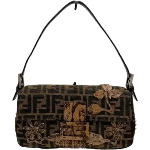 Pre-owned Canvas fendi-bags , female, Sizes: ONE SIZE - Fendi Vintage - Modalova