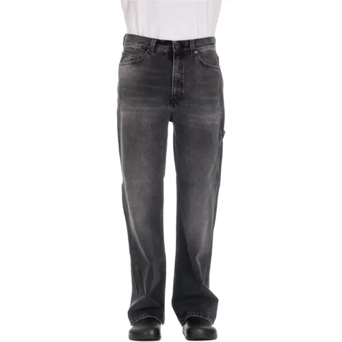 Grey Winona Over Fit Cotton Jeans , male, Sizes: W32, W34, W30, W31, W29 - Haikure - Modalova