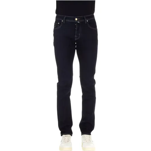 Denim Jeans with Sartorial Details , male, Sizes: W32 - Jacob Cohën - Modalova