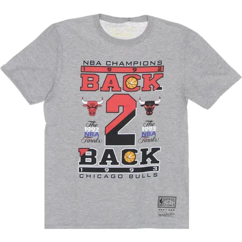 Chicago Bulls NBA Champions Tee , male, Sizes: L, S, XL, M - Mitchell & Ness - Modalova