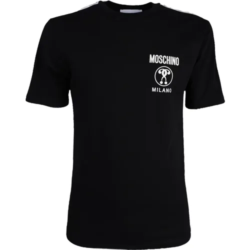 T-Shirt , Herren, Größe: XS - Moschino - Modalova