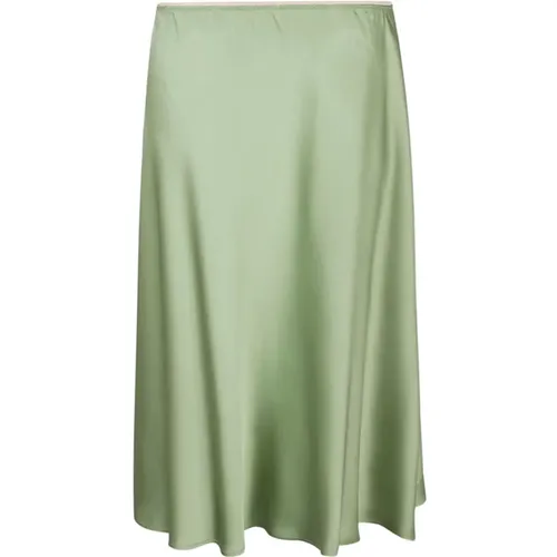 Slip Skirt with Elastic Waist , female, Sizes: L - N21 - Modalova