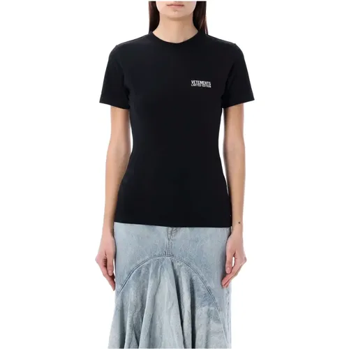 Womens Clothing T-Shirts Polos Ss24 , female, Sizes: M - Vetements - Modalova