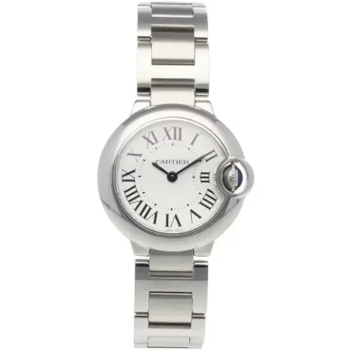 Pre-owned Stainless Steel watches , female, Sizes: ONE SIZE - Cartier Vintage - Modalova