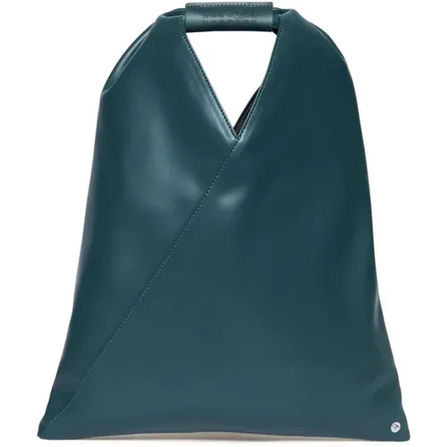 Grüne Dreiecksdesign-Top-Griff-Tasche - Maison Margiela - Modalova