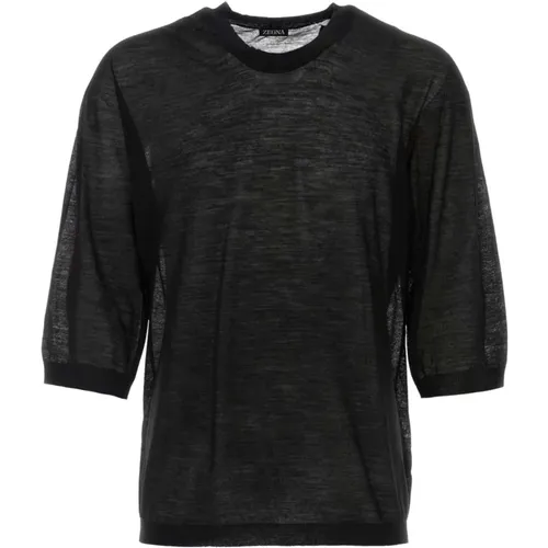 Round-neck Knitwear Z Zegna - Z Zegna - Modalova