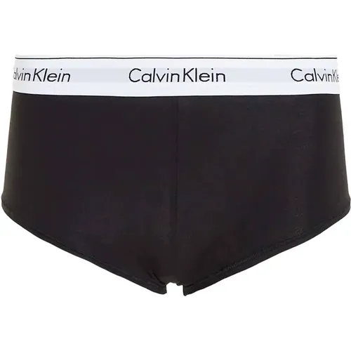 Boyshort Unterwäsche Niedriger Bund Schwarz - Calvin Klein - Modalova