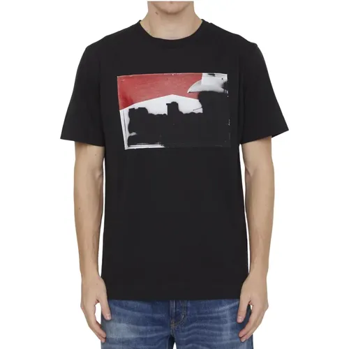Mark Flood Graphic T-Shirt , male, Sizes: S, M, L - 1017 Alyx 9SM - Modalova