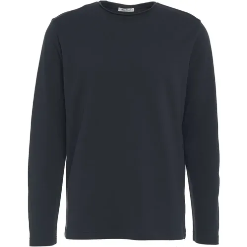 Blaue T-Shirts & Polos Aw24 , Herren, Größe: L - Stefan Brandt - Modalova