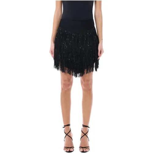 Sequin Fringe Skirt , female, Sizes: S - Rotate Birger Christensen - Modalova