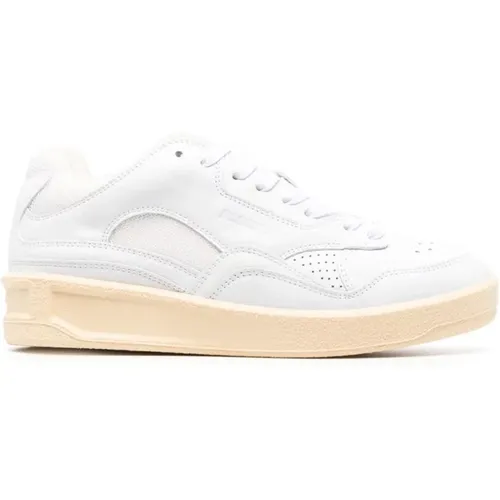 Debossed-Logo Sneakers , female, Sizes: 3 UK, 2 UK - Jil Sander - Modalova