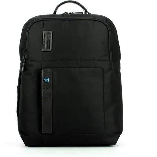 Large pc/ipad® back backpack , male, Sizes: ONE SIZE - Piquadro - Modalova