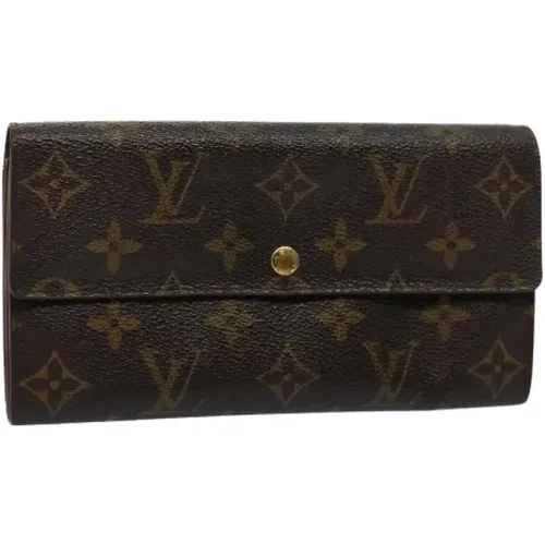 Pre-owned Coated canvas wallets , female, Sizes: ONE SIZE - Louis Vuitton Vintage - Modalova