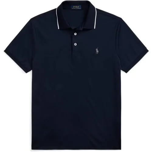 Blau Casual Polo Shirt Männer , Herren, Größe: L - Polo Ralph Lauren - Modalova