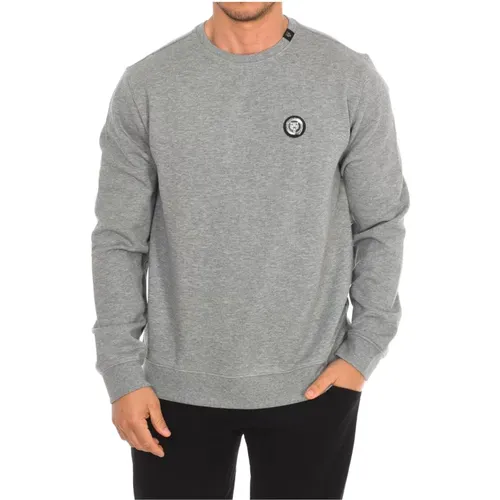 Rundhals-Sweatshirt mit Brand Insignia,Rundhals Sweatshirt,Rundhalsausschnitt Sweatshirt - Plein Sport - Modalova