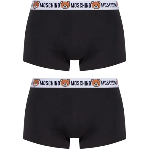 Boxers 2-pack , male, Sizes: XS, XL - Moschino - Modalova