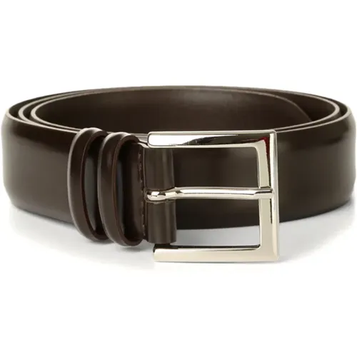 Stylish Leather Belt , male, Sizes: 105 CM, 85 CM, 110 CM, 80 CM - Orciani - Modalova