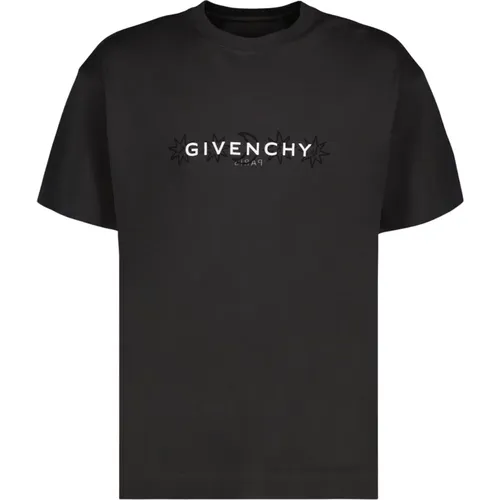 Astro T-Shirt aus schwarzer Baumwolle , Herren, Größe: S - Givenchy - Modalova