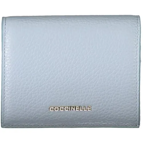 Leather Wallet with Multiple Compartments , female, Sizes: ONE SIZE - Coccinelle - Modalova