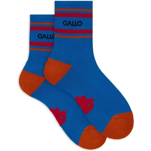 Italienische Baumwoll-Terry-Socken , unisex, Größe: M - Gallo - Modalova