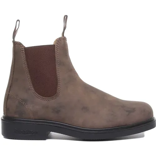 Rustic Leather Slip-Resistant Boots , male, Sizes: 4 1/2 UK, 5 UK, 9 UK, 6 UK, 7 1/2 UK, 7 UK - Blundstone - Modalova