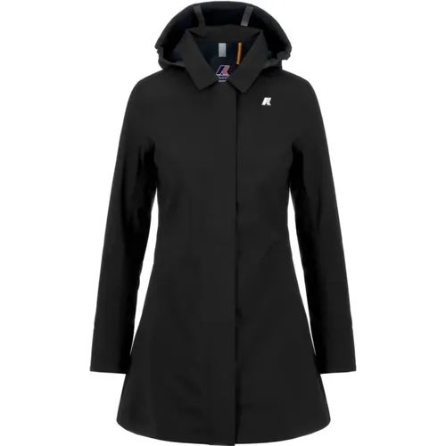 Stilvolle Polyesterjacke , Damen, Größe: M - K-way - Modalova