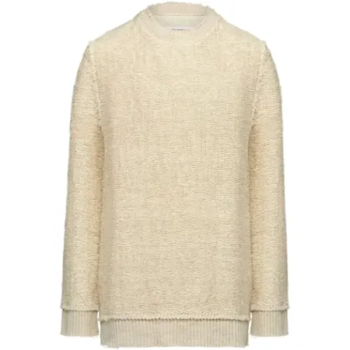 Raw Weave Knit Sweatshirt , female, Sizes: XS - Maison Margiela - Modalova