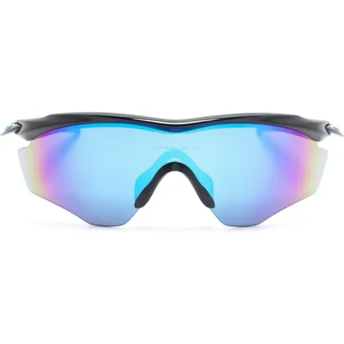 Black Shield Sunglasses with Prizm Lenses , unisex, Sizes: ONE SIZE - Oakley - Modalova