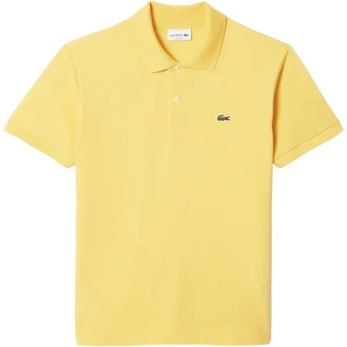 Gelbe T-Shirts und Polos , Herren, Größe: L - Lacoste - Modalova