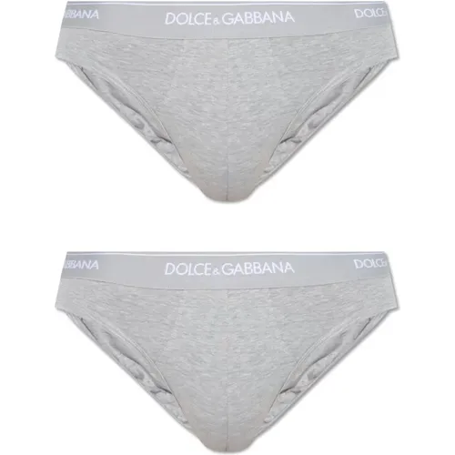 Briefs 2er-Pack , Herren, Größe: S - Dolce & Gabbana - Modalova