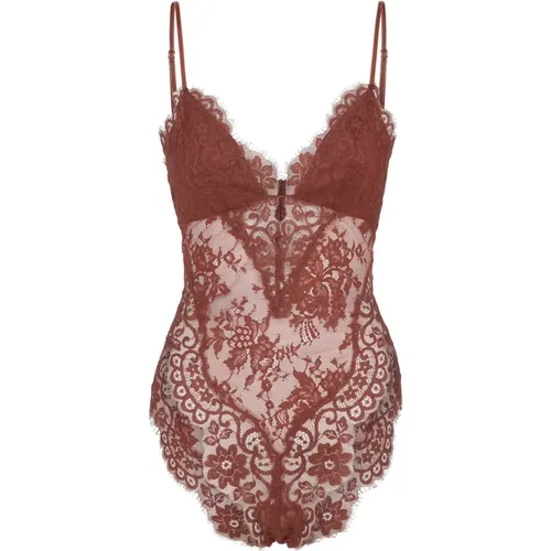 Lace Teddy Top , female, Sizes: M, L - Zimmermann - Modalova