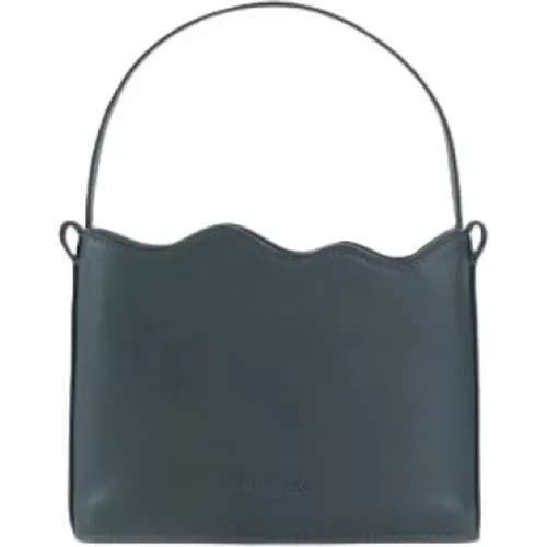 Elegante Lederhandtasche Inspiriert vom Meer , Damen, Größe: ONE Size - Malababa - Modalova