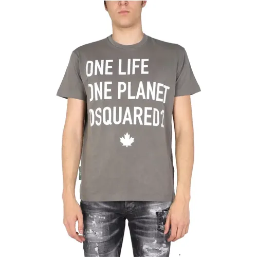 T-Shirts , Herren, Größe: L - Dsquared2 - Modalova