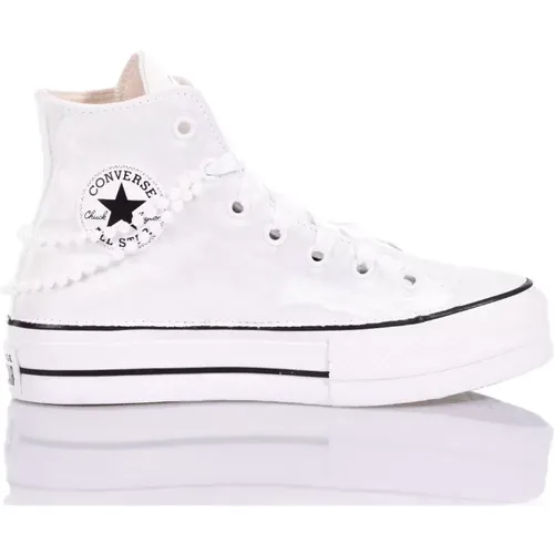 Handgefertigte Weiße Sneakers für Frauen , Damen, Größe: 39 EU - Converse - Modalova