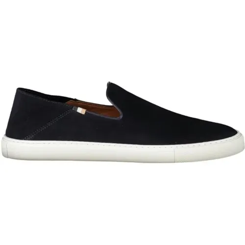 Slip-On Leather Sneaker , male, Sizes: 8 UK, 9 UK, 6 UK - Hugo Boss - Modalova