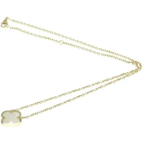 Pre-owned Gold necklaces , female, Sizes: ONE SIZE - Van Cleef & Arpels Pre-owned - Modalova