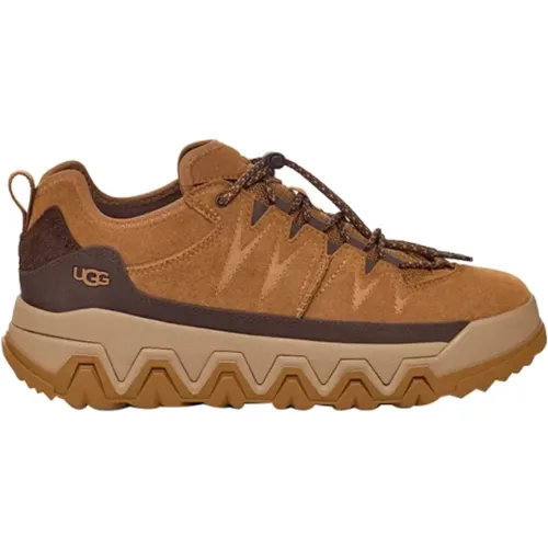 Braune Leder Freizeit Sneakers , Herren, Größe: 42 EU - Ugg - Modalova