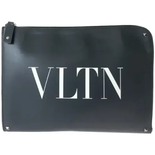 Pre-owned Leather clutches , female, Sizes: ONE SIZE - Valentino Vintage - Modalova