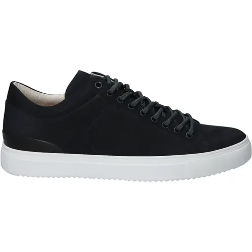 Dunkler Denim Sneaker - Minimalistischer Stil - Blackstone - Modalova