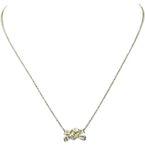 Pre-owned Gold necklaces , female, Sizes: ONE SIZE - Tiffany & Co. Pre-owned - Modalova