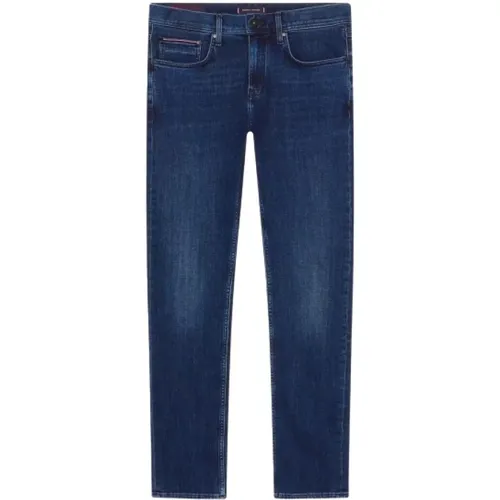 Denton Straight Fit Jeans , Herren, Größe: W36 - Tommy Hilfiger - Modalova