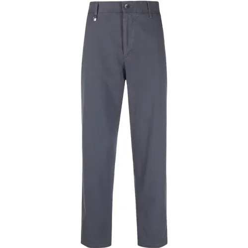 Stylish Blended Cotton Pants , male, Sizes: L - Hugo Boss - Modalova