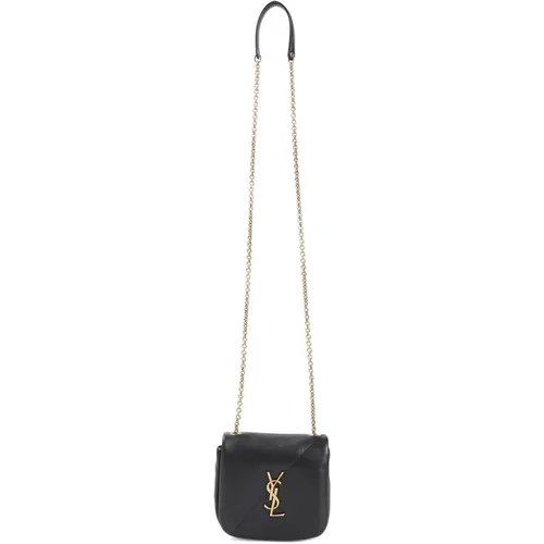 Nano Jamie Leather Crossbody Bag , female, Sizes: ONE SIZE - Saint Laurent - Modalova