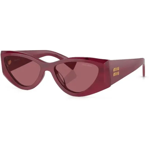 Sunglasses with Original Case , female, Sizes: 54 MM - Miu Miu - Modalova