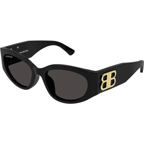 Cat Eye Sunglasses - Bold and Stylish , unisex, Sizes: 55 MM - Balenciaga - Modalova