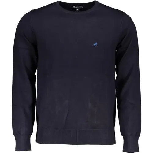 Bestickter Logo-Rundhalsausschnitt-Pullover , Herren, Größe: 3XL - U.S. Polo Assn. - Modalova